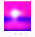 hope - colorful gradient design vector image