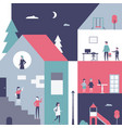 childhood - flat design style conceptual vector image vector image