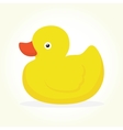 duck toy isolated vector image