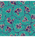 beautiful floral seamless pattern garden blossom vector image vector image