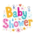 baby shower 2 vector image