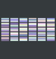 bright shine holographic swatches vector image vector image