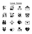 love icon set graphic design vector image vector image