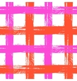plaid pattern with crossing wide stripes in bright vector image