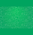 welcome back to school banner vector image vector image