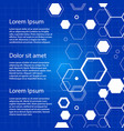 white honeycomb and circular bauhaus abstract vector image vector image