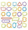 balloon message collection set for anything design vector image vector image