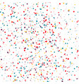 seamless pattern colorful dots confetti vector image