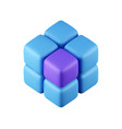 3d cartoon icon vector image