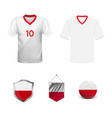flag poland is made in style vector image vector image