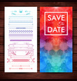 image of cheery save the date invitation template vector image vector image