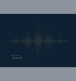 gold sound wave dark background golden equalizer vector image vector image