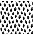 seamless pattern with black silhouettes of hands vector image vector image