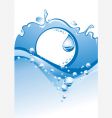 water background vector image vector image