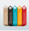 digital business infographic design vector image vector image