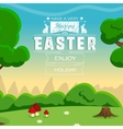 happy easter card vector image vector image