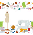 accessories for needlework vector image