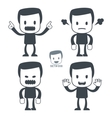 angry man icon vector image
