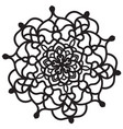 abstract mandala design vector image vector image