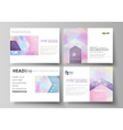 business templates for presentation slides vector image