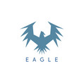 design template abstract patriotic eagle vector image