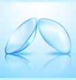 realistic contact lenses vector image vector image