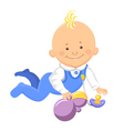 cartoon baby vector image vector image