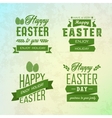 happy easter labels set vector image vector image