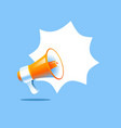 3d realistic style megaphone vector image