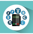 global economy design vector image
