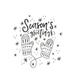 christmas card design vector image