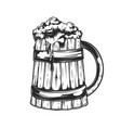 beer mug vector image