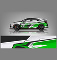 car decal wrap design vector image