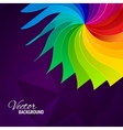 colorful background with book pages rainbow vector image