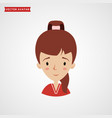 girl icon avatar vector image