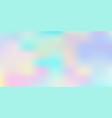 holographic iridescent background rainbow vector image vector image
