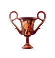 ancient greek vase pottery antique jug vector image vector image