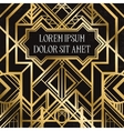 golden abstract geometric background vector image
