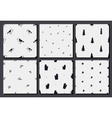 set of hand drawn christmas winter vector image vector image