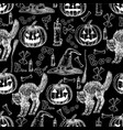halloween holiday seamless pattern vector image