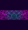 abstract psychedelic trippy cyberpunk vector image vector image