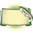 rainbow trout banner vector image vector image