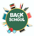 back to school vector image