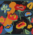 colorful collage contemporary natural vector image