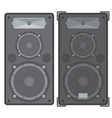 concert speakers vector image