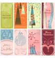 christmas banners vector image vector image