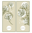 floral banners vector image vector image