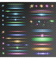 sparkle collection with a lot of different shapes vector image vector image