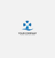 swimming pool protection and construction logo vector image