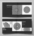 layout two covers templates vector image vector image